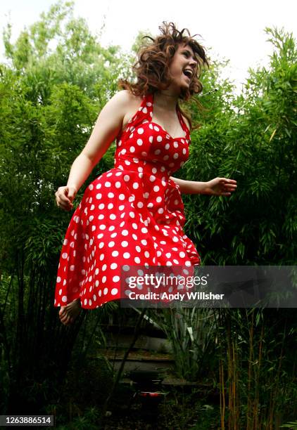 Indie pop singer Kate Nash photographed in London in 2006