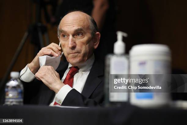 State Department Special Representative for Venezuela Elliot Abrams testifies before the Senate Foreign Relations Committee in the Dirksen Senate...