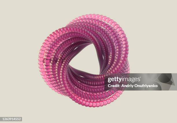 abstract looped shape - twisted stock pictures, royalty-free photos & images