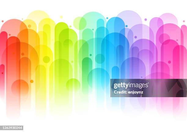 ilustraciones, imágenes clip art, dibujos animados e iconos de stock de ilustración de fondo abstracto colorida y divertida - mes del orgullo lgbt