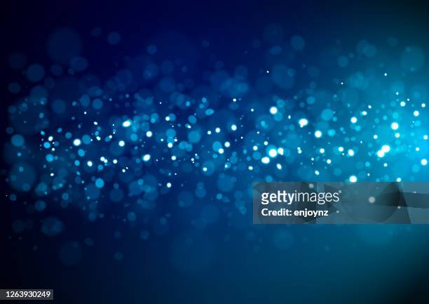 blue christmas glitter - shiny stock illustrations