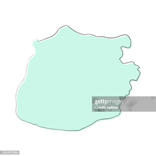 Sab Map Backround Saba Map Hand Drawn On White Background Trendy Design High-Res Vector ...