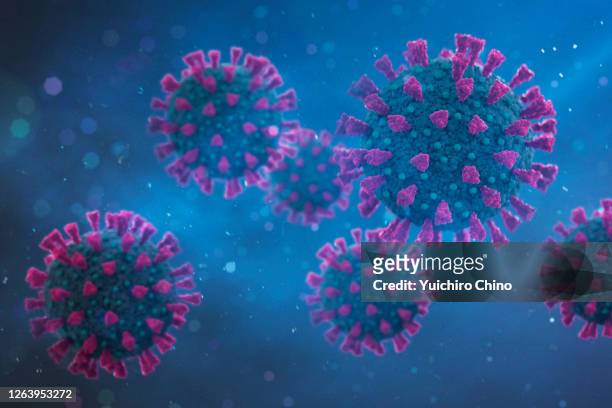 coronavirus background - virus organism stock pictures, royalty-free photos & images