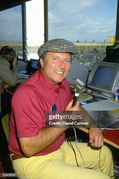 Portrait of BBC Commentator Peter Alliss during the British Open at the Royal St. Georges Golf Club in Sandwich, England. \ Mandatory Credit: David...