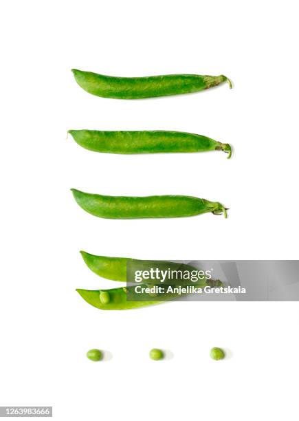 green peas. - pod stock pictures, royalty-free photos & images