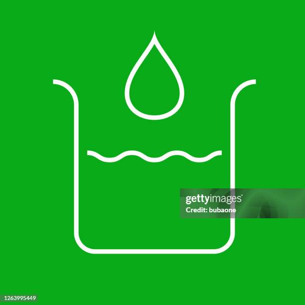 water drop and flask icon - corrosion resistant icon stock illustrations