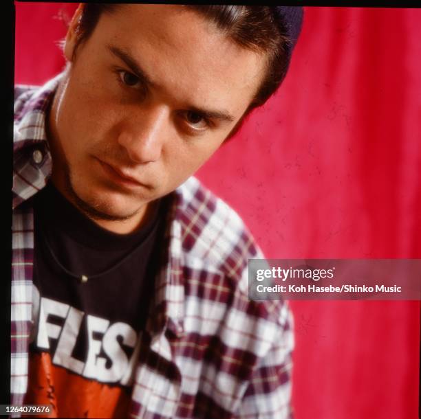 Faith No More, photo shoot in Tokyo, Japan, October 1991. Mike Patton .