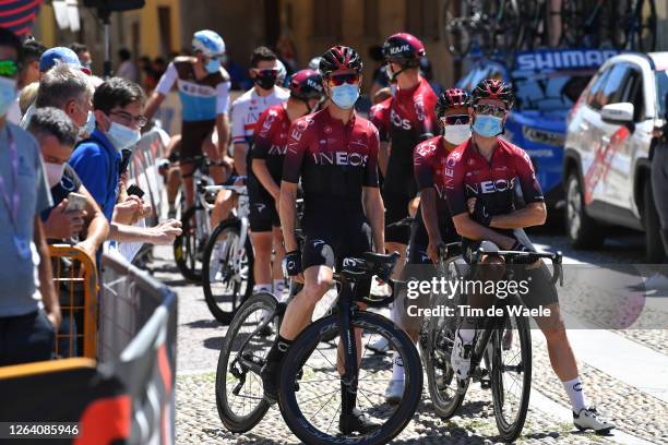 Start / Leonardo Basso of Italy, Filippo Ganna of Italy, Ethan Hayter of United Kingdom, Christian Knees of Germany, Salvatore Puccio of Italy, Ben...