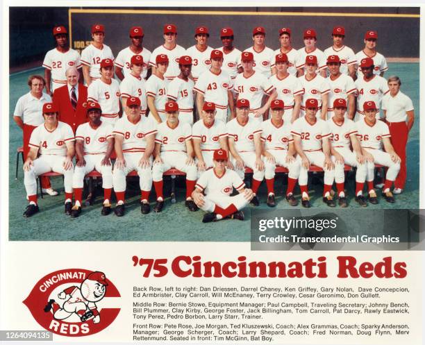 Cincinnati Reds Roster Official team portrait of members of the Cincinnati Reds baseball ...