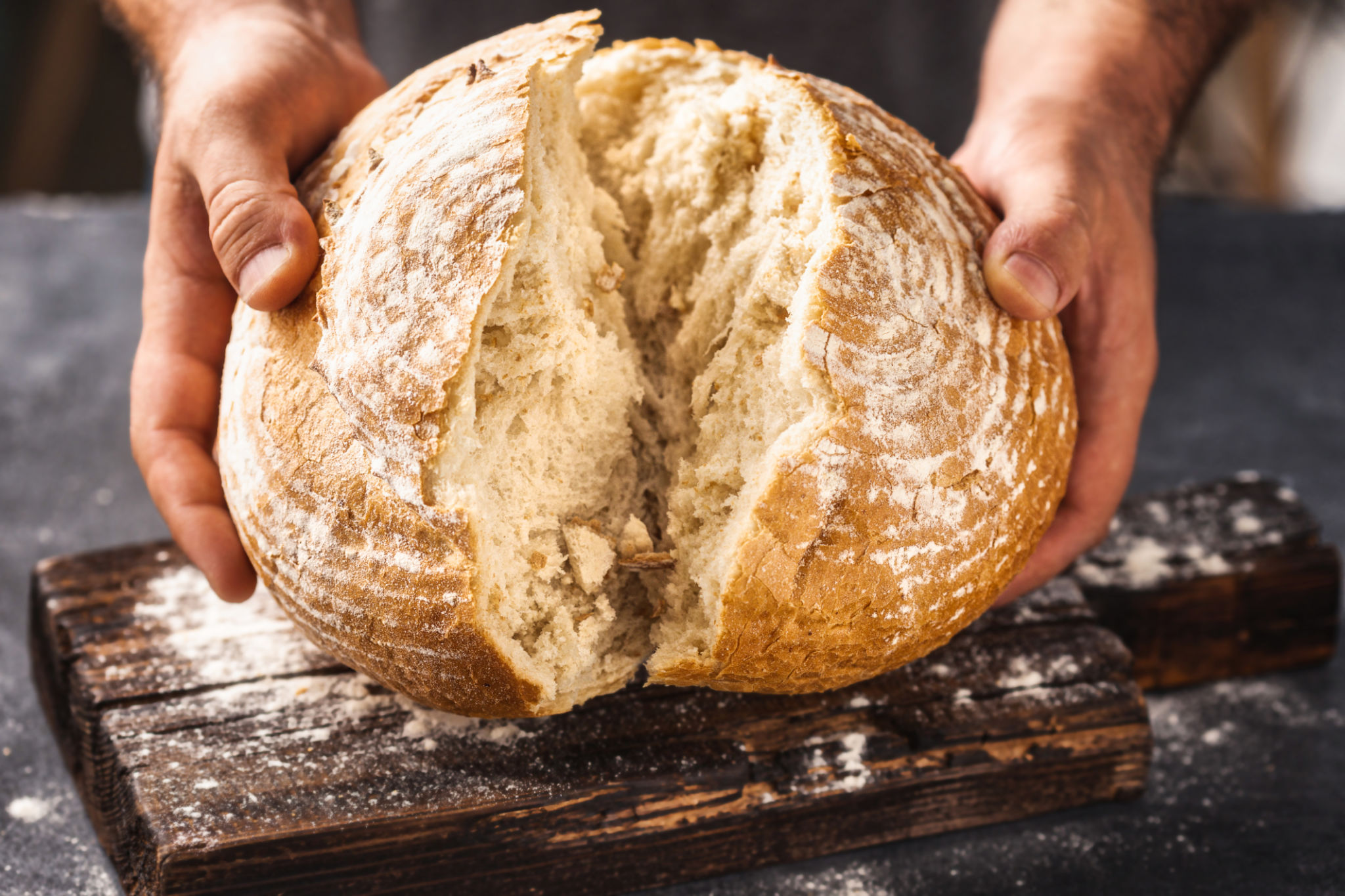 fresh baked bread