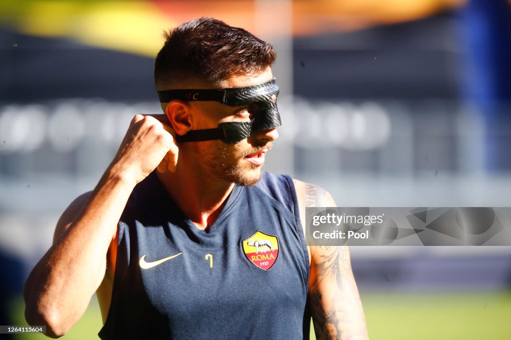 AS Roma Training Session And Press Conference