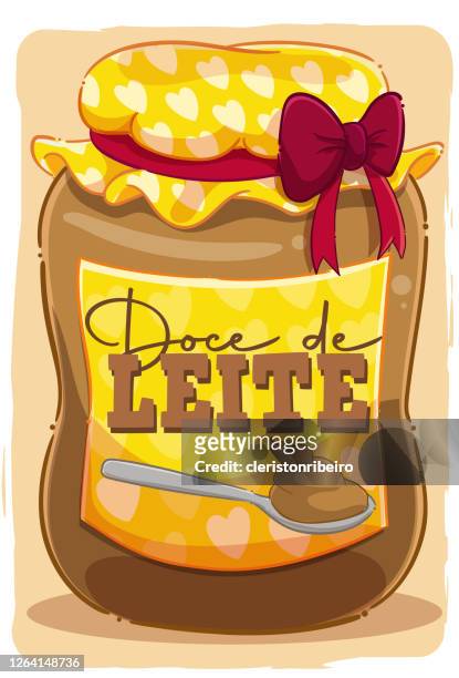 ilustrações, clipart, desenhos animados e ícones de o doce leite - comida doce