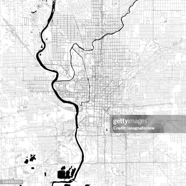 Map Of Indianapolis Indiana Indianapolis - Indianapolis Indiana Vector Map