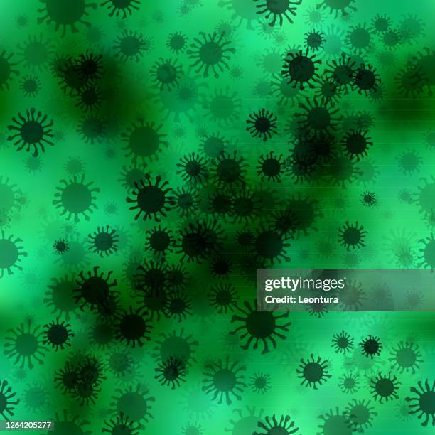 coronavirus (seamless) - microscope slide stock illustrations