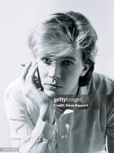 English New Wave musician David Sylvian, of the group Japan, London, 4/14/1982.