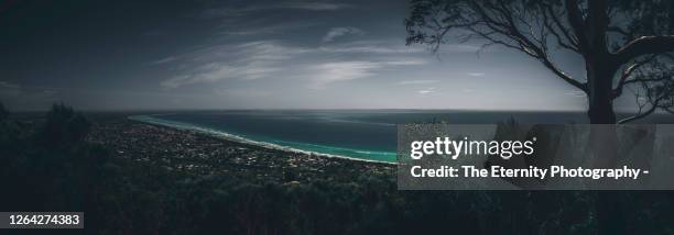 panoramic view of mornington peninsula - mornington peninsula stock-fotos und bilder