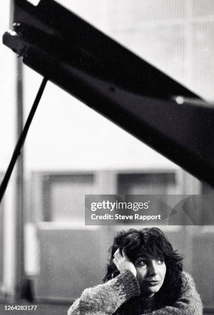 English Pop and Experimental musician Kate Bush, Abbey Road's Studio 2, London, 10/5/1982.