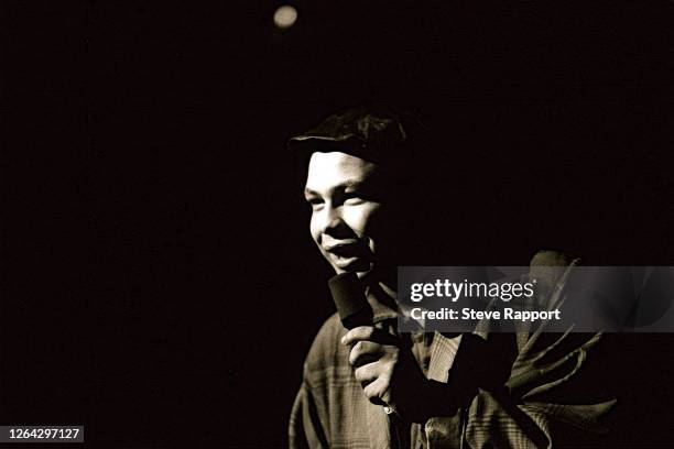 British comedian Craig Charles performs during the Red Wedge Comedy Tour, The Coronet, Woolwich, London, 3/28/1986. During the latter half of the...