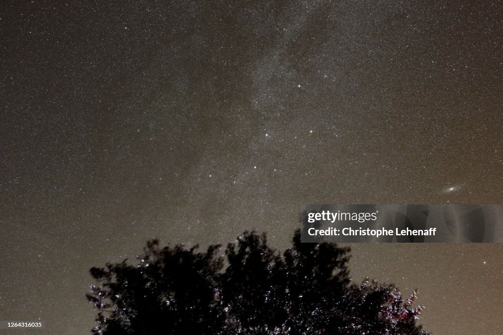 The Milky Way during summer time from Normandy, France
