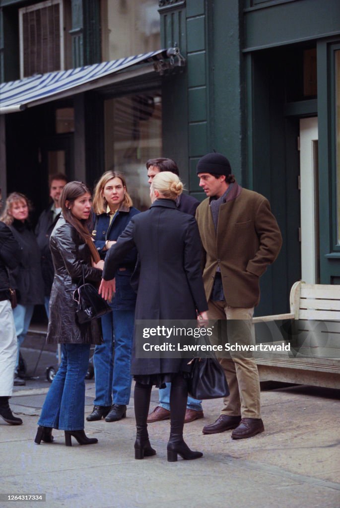 John John kennedy and his wife Carolyn in New York