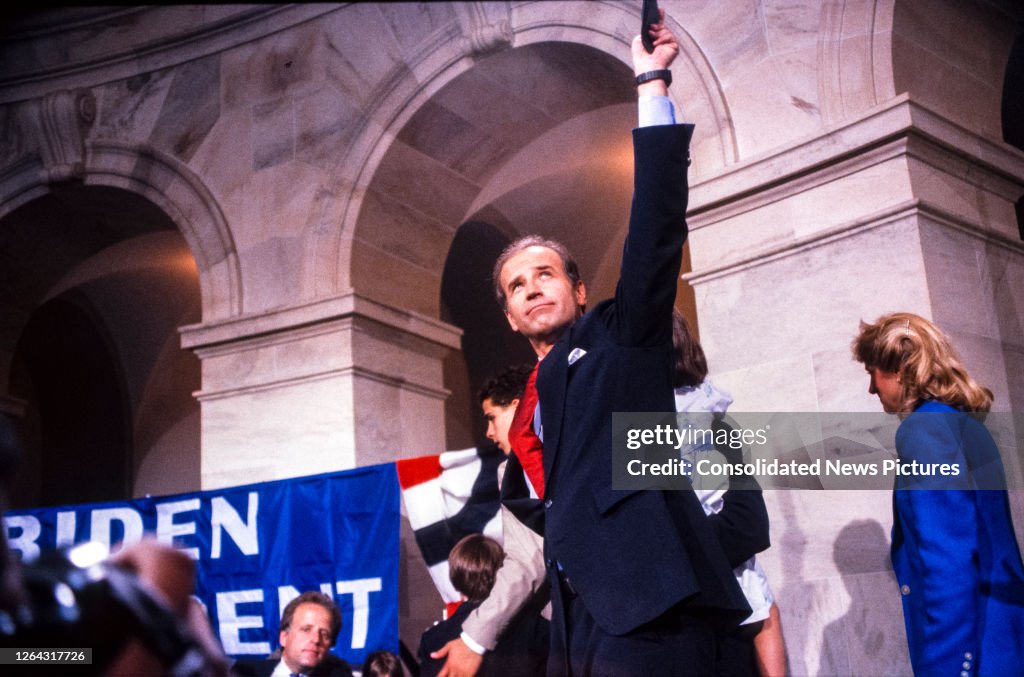 Biden Announces His 1988 Presidential Candidacy