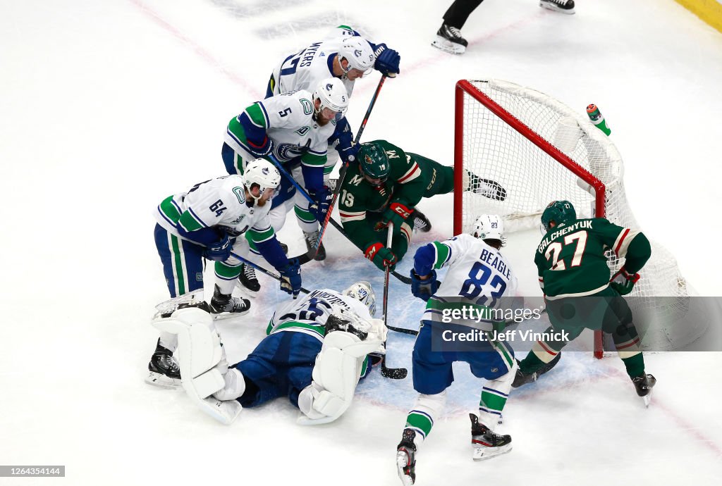 Vancouver Canucks v Minnesota Wild