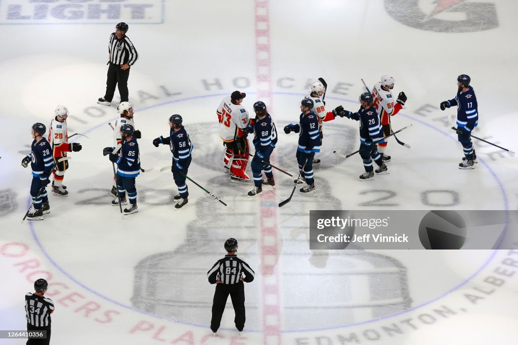 Calgary Flames v Winnipeg Jets