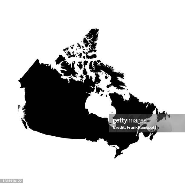 canada topographic map alpha channel lakes - alpha channel stock illustrations