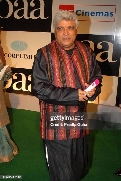 Javed Akhtar attends the film premiere of “PAA" on December 03, 2009 in Mumbai, India.