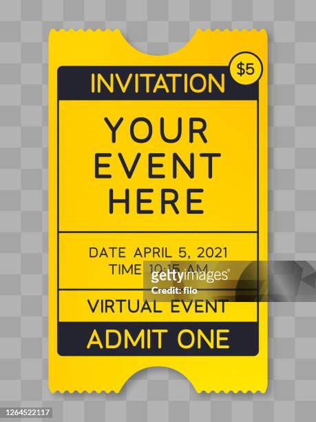 イベントチケットポスター - movie ticket点のイラスト素材／クリップアート素材／マンガ素材／アイコン素材