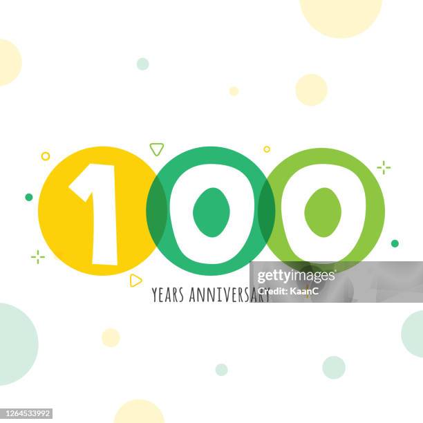 jahrestag symbol vorlage isoliert, jahrestag symbol etikett, jahrestag symbol stock illustration - centennial 100 celebration stock-grafiken, -clipart, -cartoons und -symbole