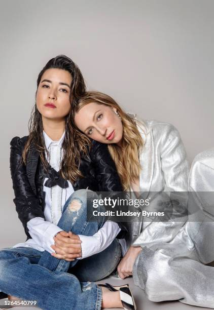 Actresses Maya Erskine and Anna Konkle from 'Pen15' are photographed for Marie Claire Magazine U.S. On December 22, 2018 in Los Angeles, California....