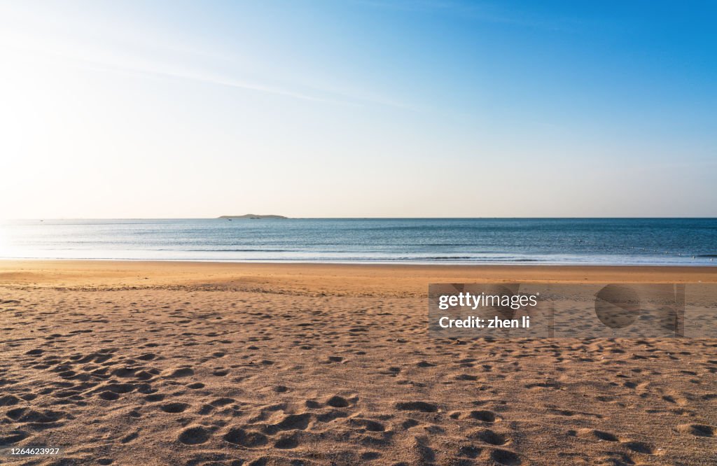 Beach at sunrise