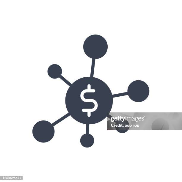 distribution connections vector icon - warehouse manager stock illustrations