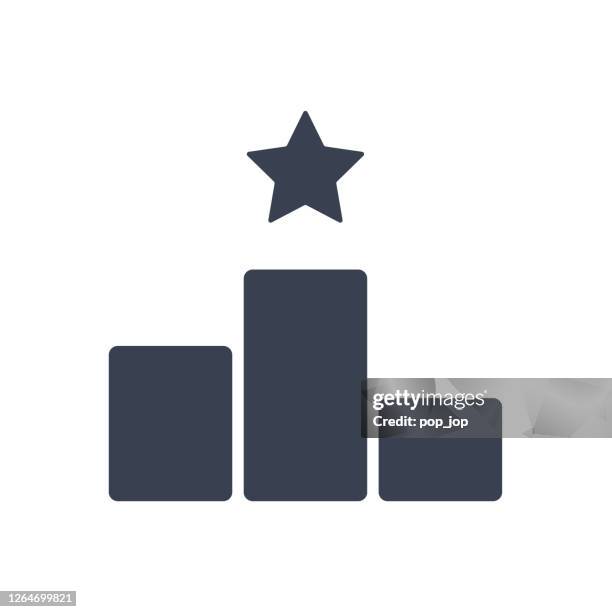 ranking vector icon - militärischer dienstgrad stock-grafiken, -clipart, -cartoons und -symbole