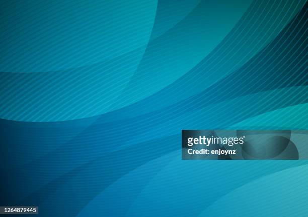 abstract wavey blue pattern background - backgrounds stock illustrations