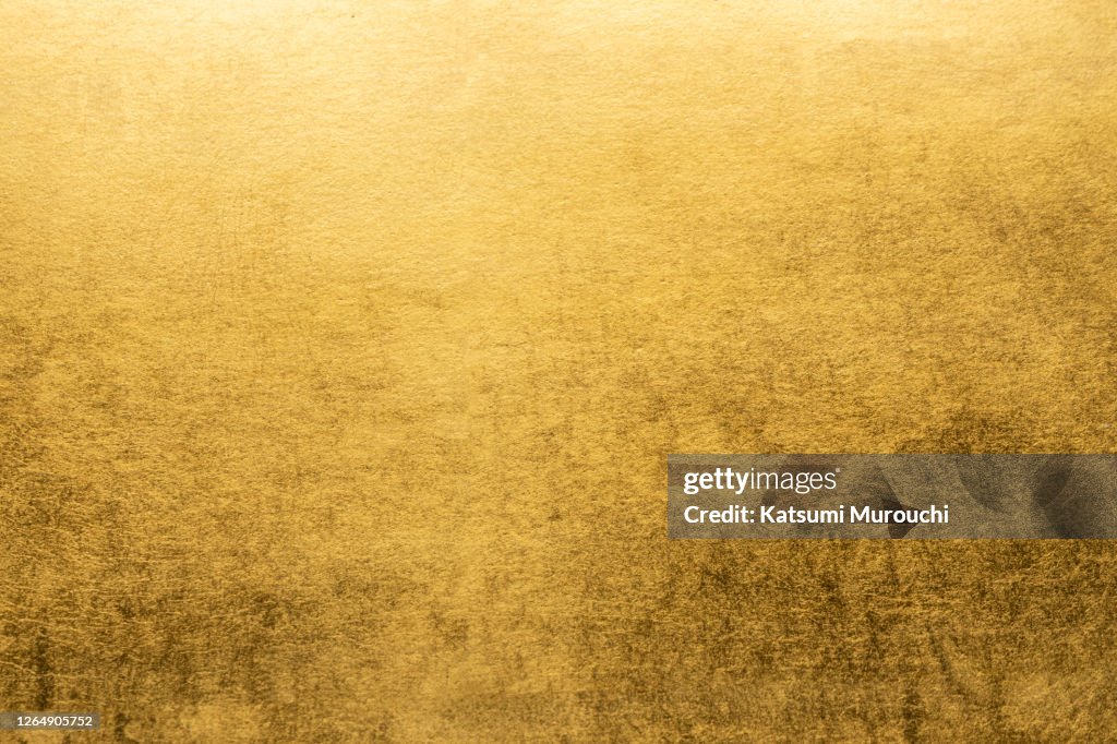 Gold leaf texture background