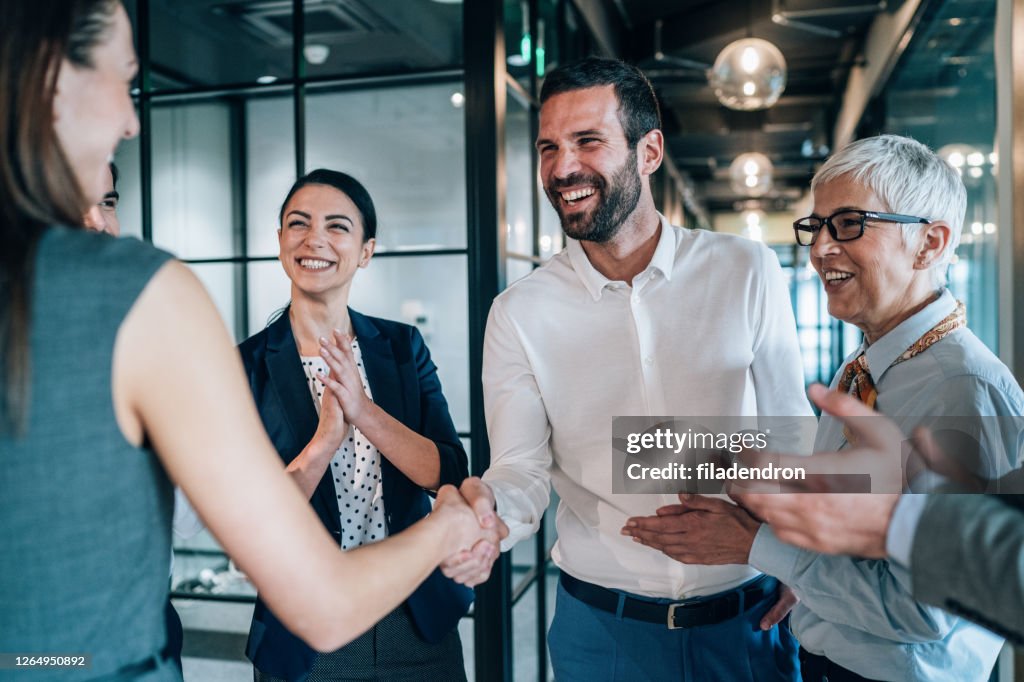 Handshake of business People