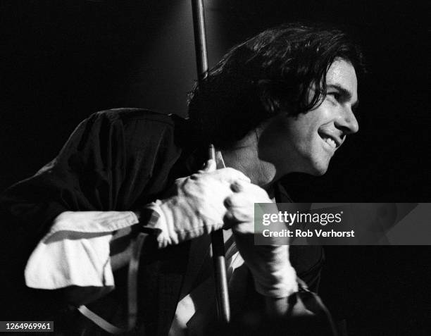 Marillion, Steve Hogarth, performing at Ahoy, Rotterdam, 4th March 1990.