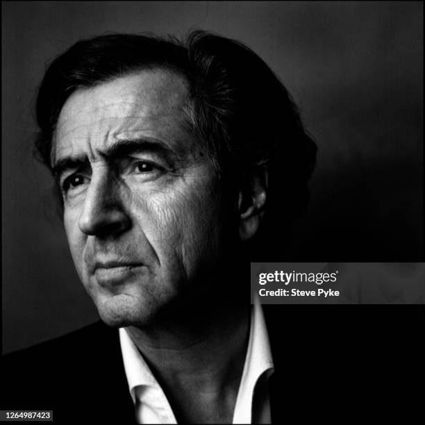 French intellectual and philosopher Bernard-Henri Lévy, also known as BHL, New York City, 16th September 2008. A leader of "Nouveaux Philosophes"...