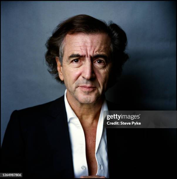 French intellectual and philosopher Bernard-Henri Lévy, also known as BHL, New York City, 16th September 2008. A leader of "Nouveaux Philosophes"...