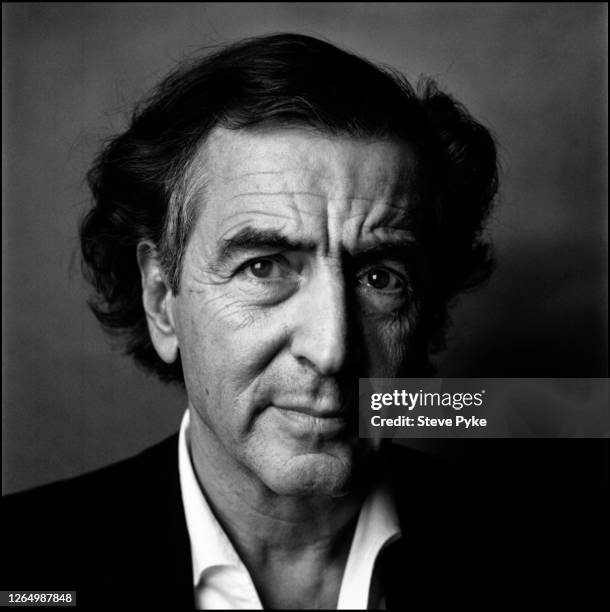 French intellectual and philosopher Bernard-Henri Lévy, also known as BHL, New York City, 16th September 2008. A leader of "Nouveaux Philosophes"...