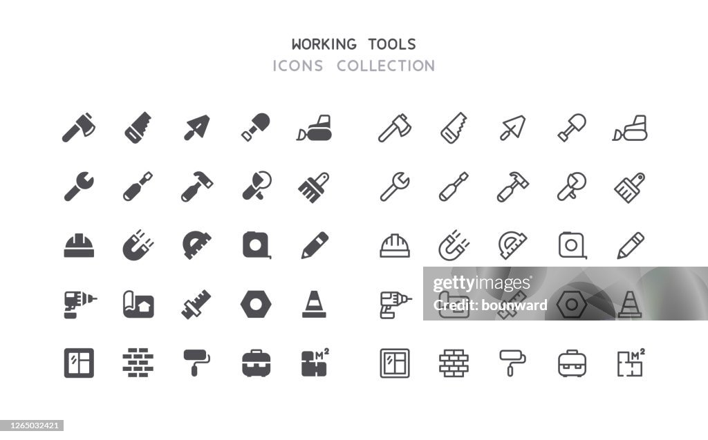 Flat & Outline Building Working Tools