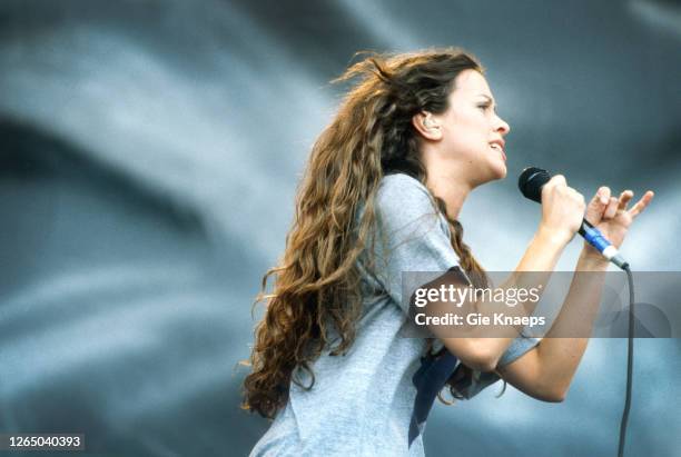 Alanis Morissette, Torhout/Werchter Festival, Werchter, Belgium, 7 July 1996.