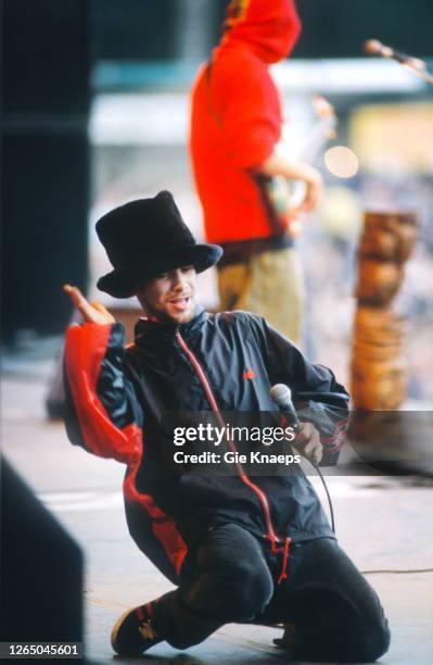 Jamiroquai, Torhout/Werchter Festival, Werchter, Belgium, 6 July 1997.