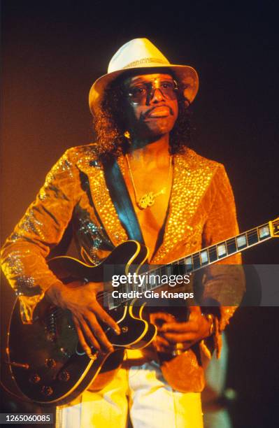 Johnny "Guitar" Watson, Hof ter Lo, Antwerpen, Belgium, 29 March 1988.