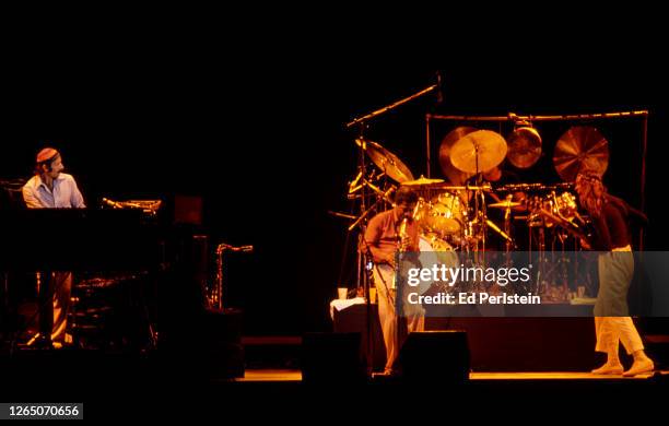 Weather Report performs during the Berkeley Jazz Festival at the Greek Theatre in Berkeley, California on May 26, 1979.