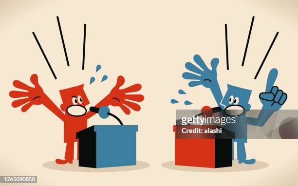 Ilustraciones, imágenes clip art, dibujos animados e iconos de stock de  Debate - Getty Images
