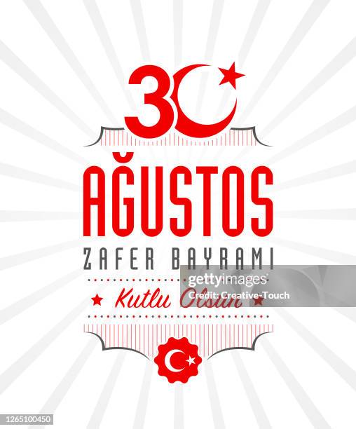 ilustraciones, imágenes clip art, dibujos animados e iconos de stock de 30 de agosto, día de la victoria turquía - día de la victoria turquía