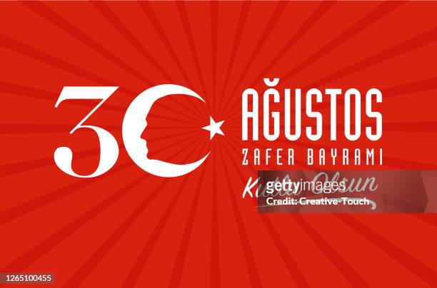 illustrations, cliparts, dessins animés et icônes de 30 août, jour de la victoire turquie - jour de la victoire